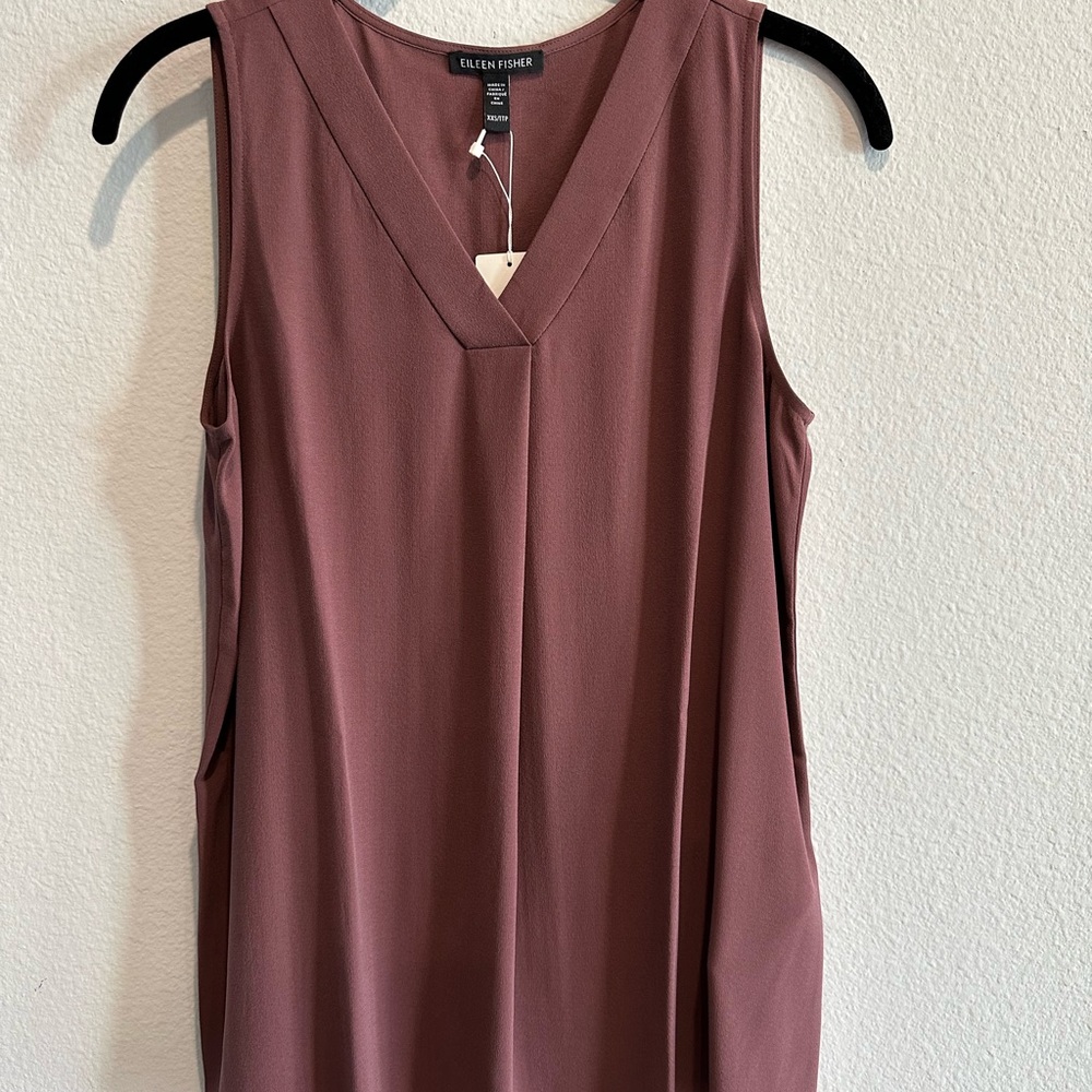 Eileen Fisher silk tank NWT